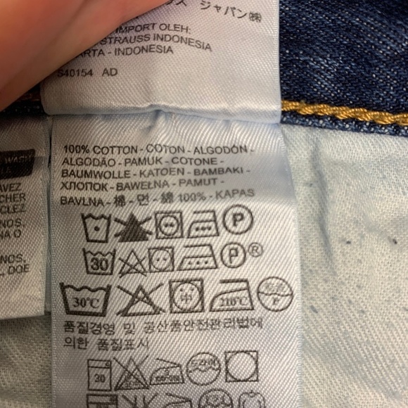 Men's 501 Levi's High Rise Mom Jeans ECU - Picture 6 of 8